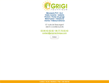 Tablet Screenshot of grigi-technique.com